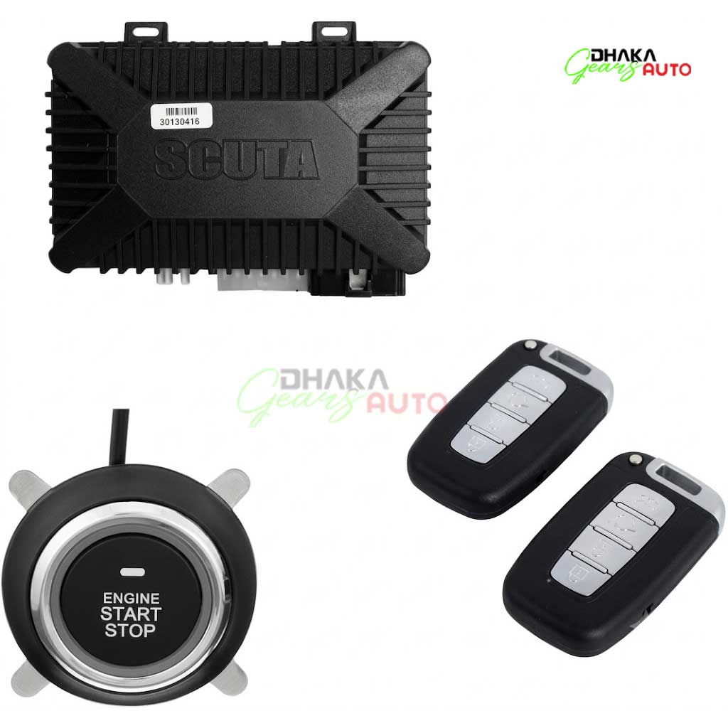 Car Alarm System with Remote Lock/Unlock & Anti-Theft Security