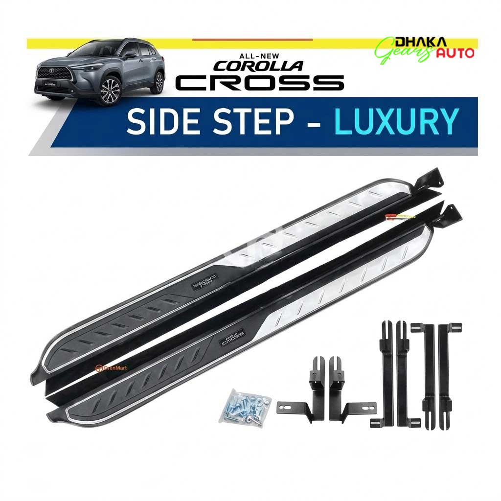 Toyota Corolla Cross Foot Step – Accurate Fit Exterior Bumper Accessory | OrenMart Bangladesh