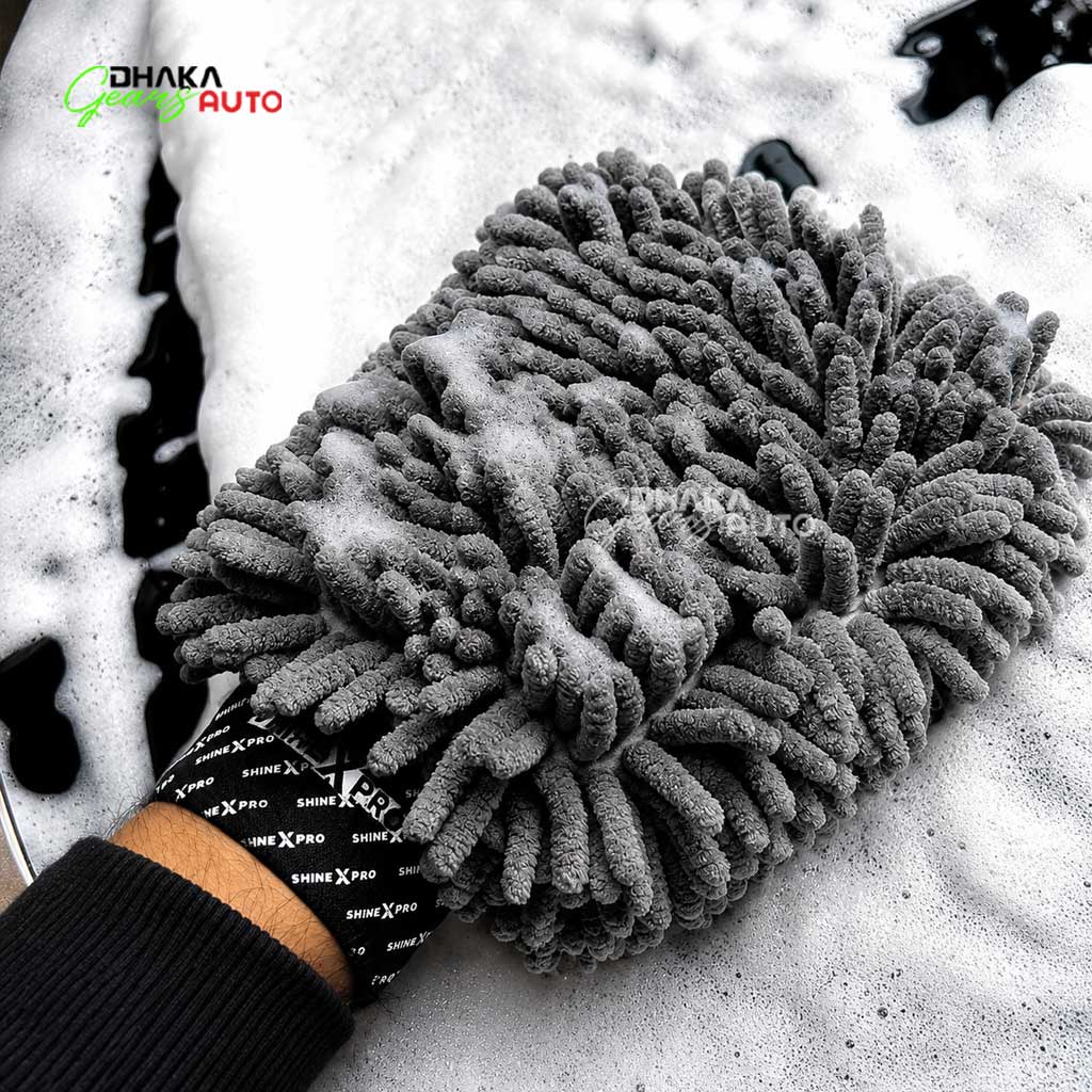 Premium Microfiber Car Cleaning Glove – Noodle Cleaning Glove For Scratch-Free Cleaning (1 pcs)