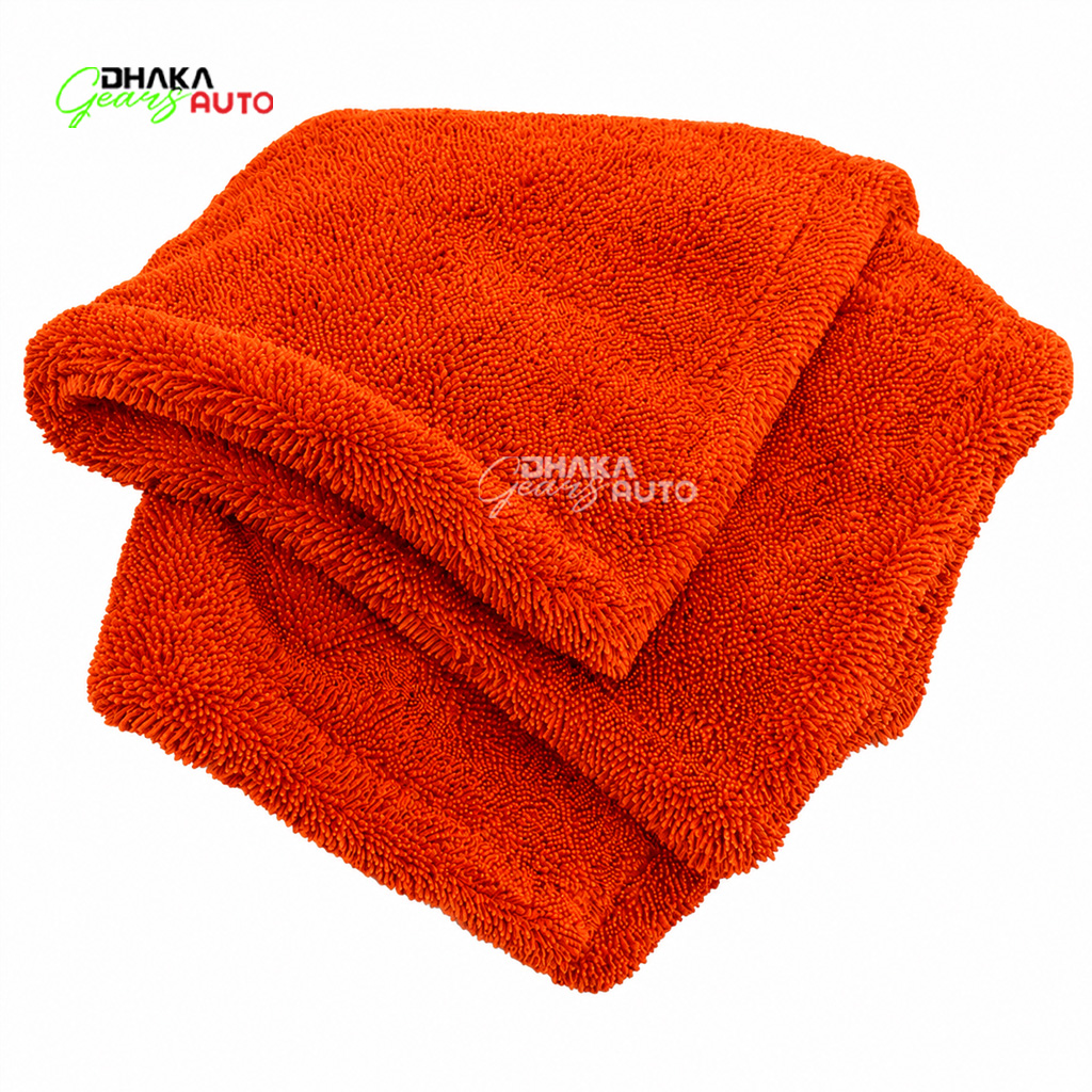 Premium 1400 GSM Microfiber Towel – Ultra Soft Twisted Loop Car Drying Cloth, Lint-Free & Streak-Free (40x40 cm)