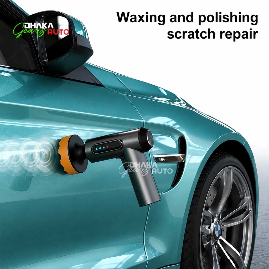 Wireless Car Waxing & Polishing Machine – 2000mAh Rechargeable Electric Car Polisher