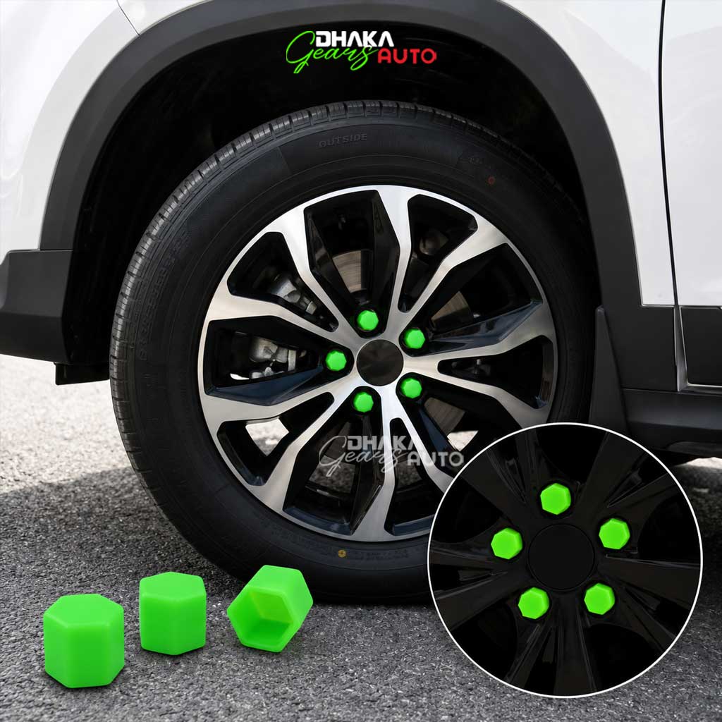 Silicone Car Wheel Screw Cover 20 Pcs - Rust-Free, Stylish and Secure Fit